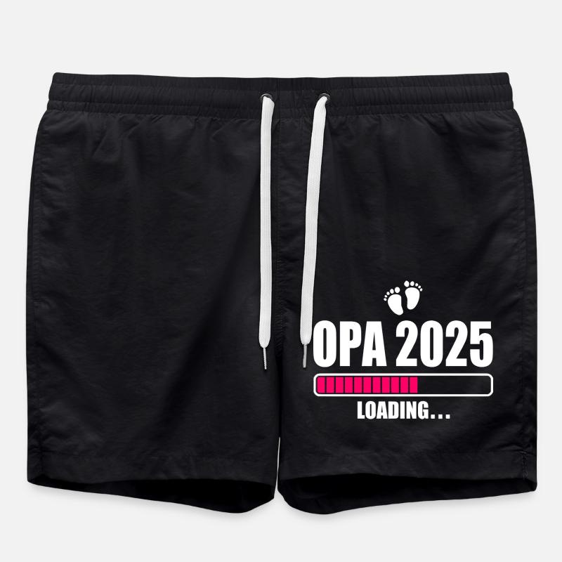 Opa 2025 - Badeshorts - Schwarz