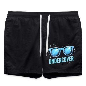 Déguisement Undercover - Sunglasses Fun - Short de bain - noir - Devant - AI Model Male 185 light (185cm)