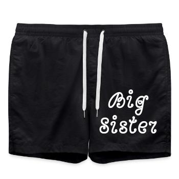 Big sister - Swim Trunks - black - Front - AI Model Male 185 light (185cm)