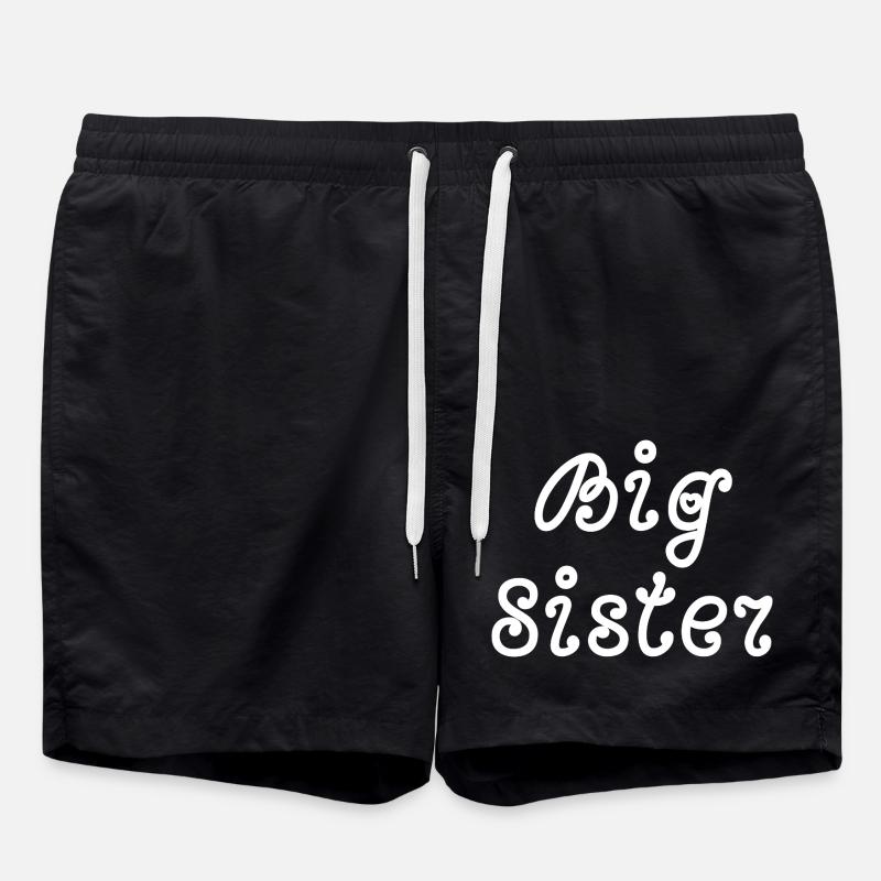 Big sister - Swim Trunks - black