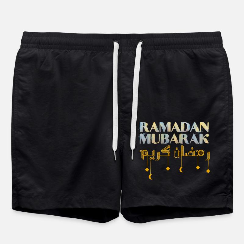 Ramadan Moubarak - Short de bain - noir