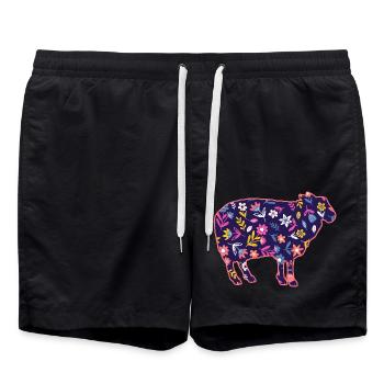 Shepherd Sheep - Swim Trunks - black - Front - AI Model Male 185 light (185cm)