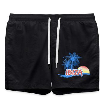 Plage d’Ibiza - Short de bain - noir - Devant - AI Model Male 185 light (185cm)
