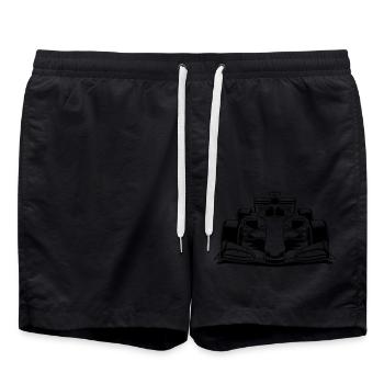 Voiture de Course - Short de bain - noir - Devant - AI Model Male 185 light (185cm)