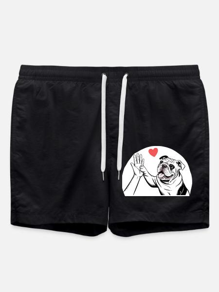 Bulldog anglais - Short de bain - noir