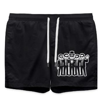 Bachelor Team Groom - Short de bain - noir - Devant - AI Model Male 185 light (185cm)