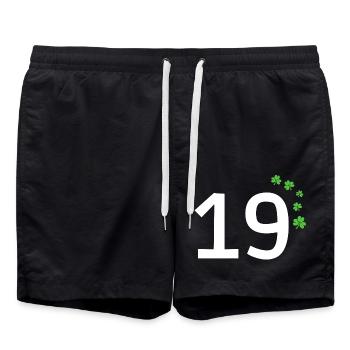 19 - Swim Trunks - black - Front - AI Model Male 185 light (185cm)