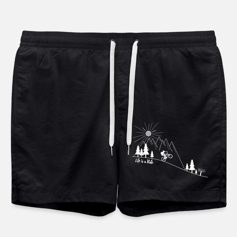VTT VTT Vélo de montagne - Short de bain - noir