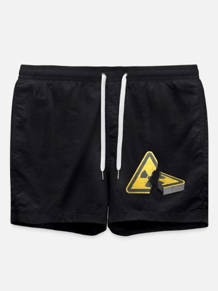 Atomausstieg! Atomkraft nein danke! - Badeshorts - Schwarz