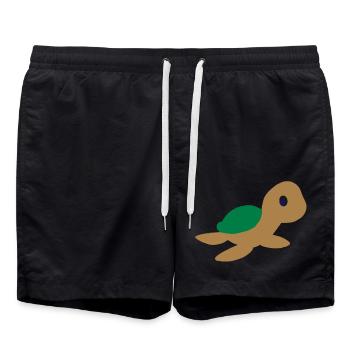 turtle - Swim Trunks - black - Front - AI Model Male 185 light (185cm)
