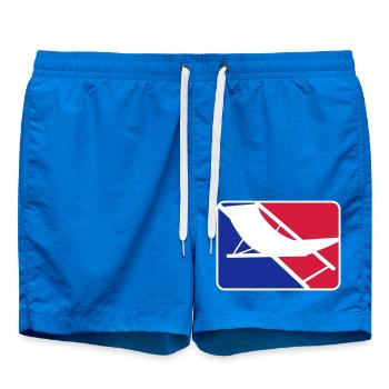 sport logo chaise de plage chaise de plage vacances vacances st - Short de bain - cobalt blue - Devant