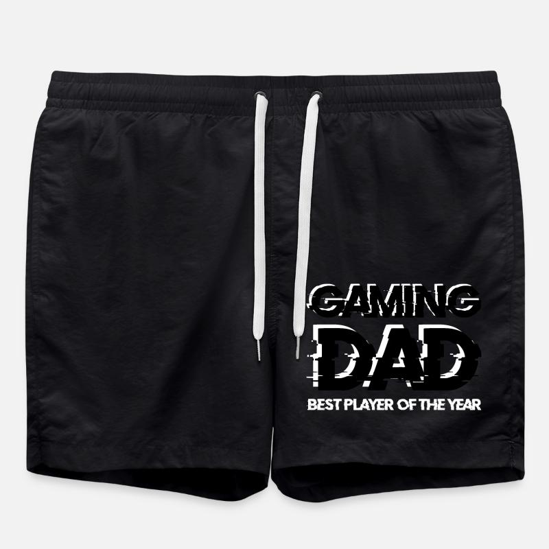 Cadeau idée cadeau papa - Short de bain - noir