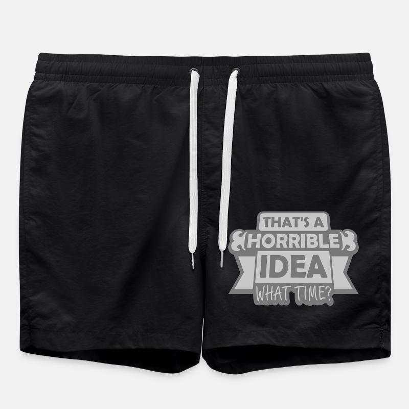 C’est une idée horrible - Short de bain - noir