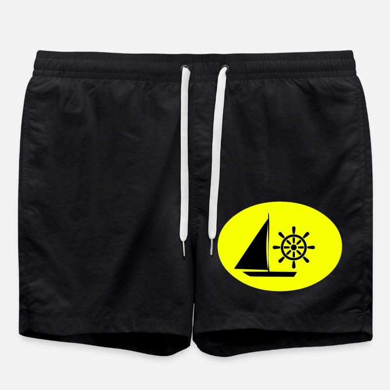 Sail - Swim Trunks - black