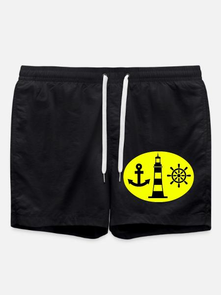 Sail - Swim Trunks - black