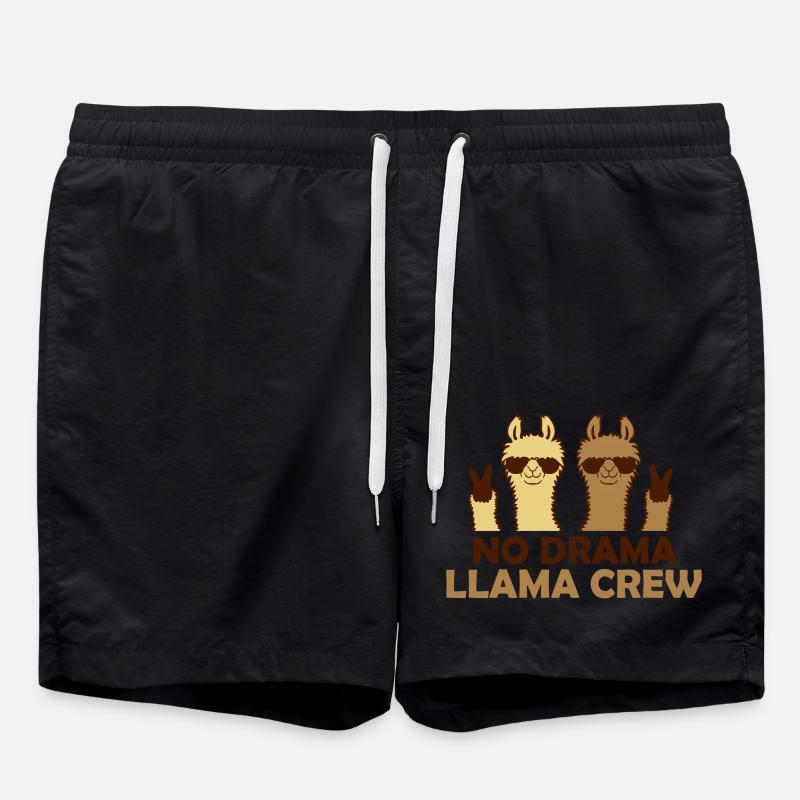 Équipage No Drama Lama - Short de bain - noir