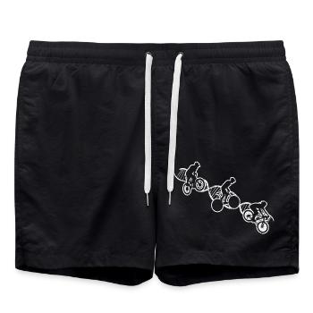 Cycling Mountainbike Cycling Cycling - Swim Trunks - black - Front - AI Model Male 185 light (185cm)