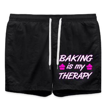Bake - Swim Trunks - black - Front - AI Model Male 185 light (185cm)