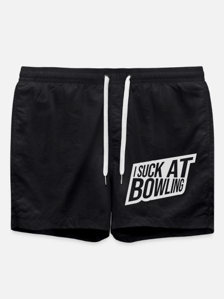Je suis nul au bowling - Short de bain - noir