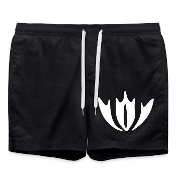 Ornement Boroni 2 - Graphique vectoriel - Short de bain - noir - Devant - AI Model Male 185 light (185cm)