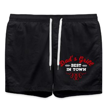 Griller - Short de bain - noir - Devant - AI Model Male 185 light (185cm)