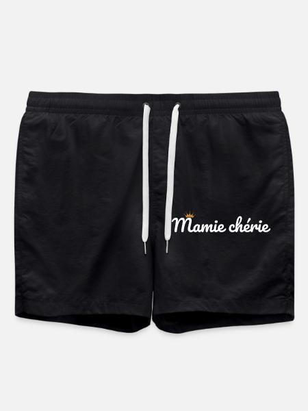Darling Mom - Swim Trunks - black
