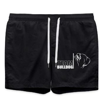 ÉQUIPE Bulldog Dogs Bouledogue anglais Wilsigns - Short de bain - noir - Devant - AI Model Male 185 light (185cm)