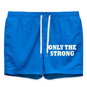 only the strong - Badeshorts - Cobalt blue - Vorne