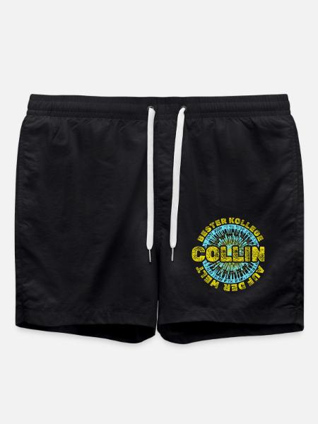 Collin als Vorname - Badeshorts - Schwarz