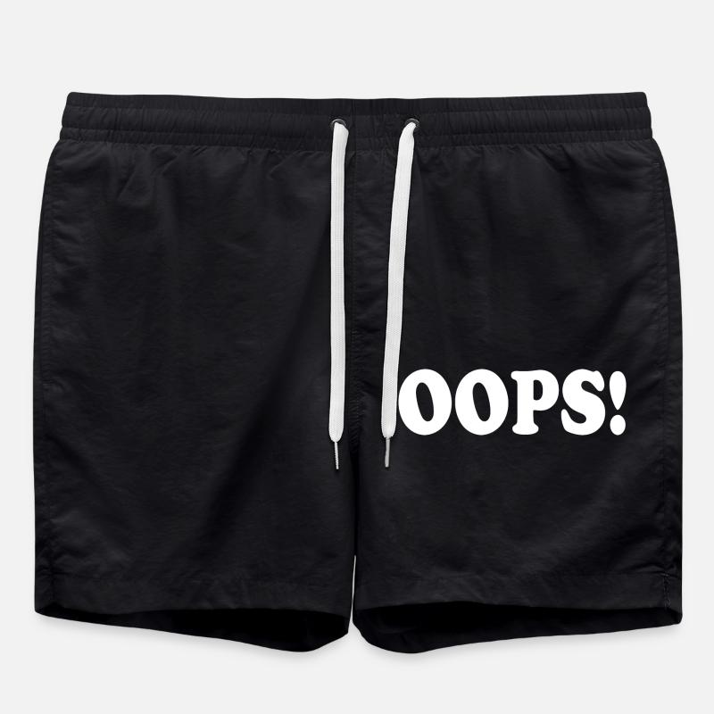 Oops - Swim Trunks - black