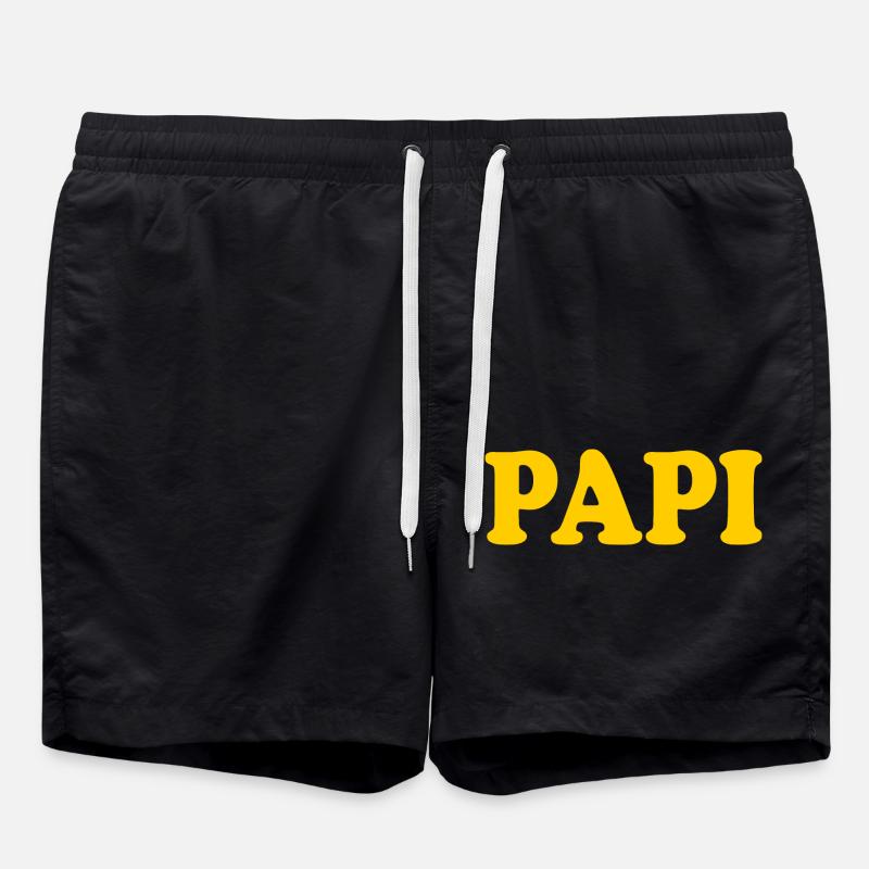 Papi - Badeshorts - Schwarz
