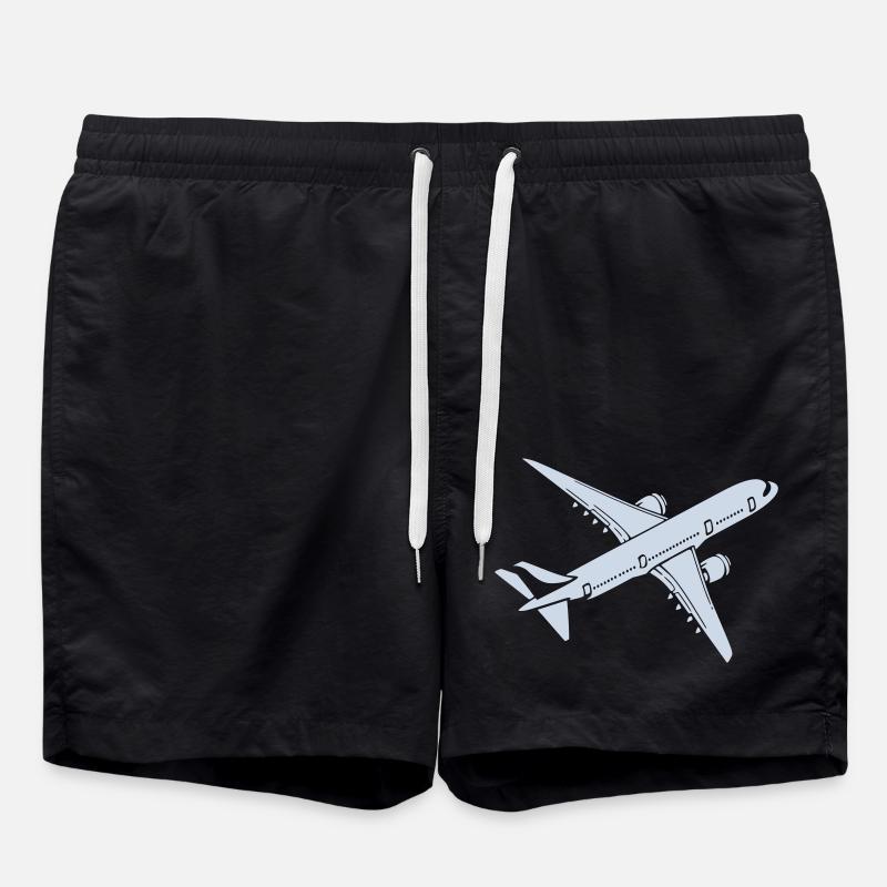 Avion de ligne 350 - Short de bain - noir