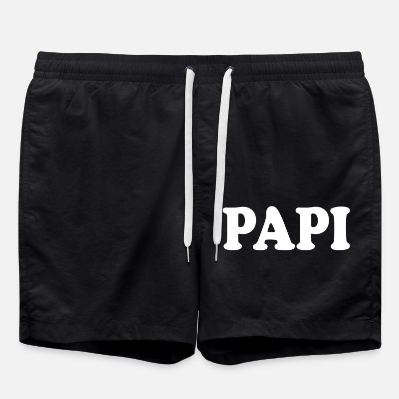 Papi - Badeshorts - Schwarz