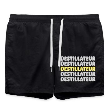 Gift for Distiller - Swim Trunks - black - Front - AI Model Male 185 light (185cm)