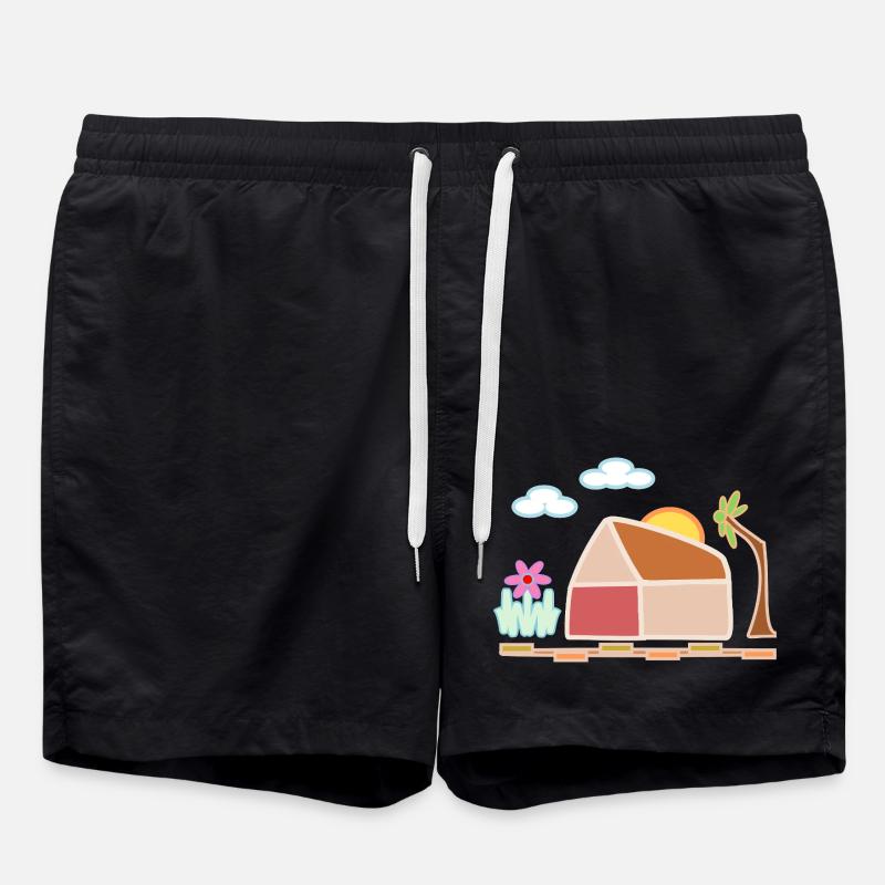 Maison heureuse - Short de bain - noir