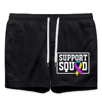 Bladder Cancer Cancer Bladder - Swim Trunks - black - Front - AI Model Male 185 light (185cm)