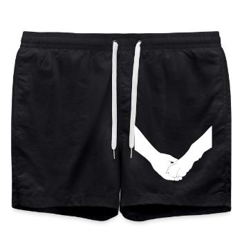 Patte de main - Short de bain - noir - Devant - AI Model Male 185 light (185cm)