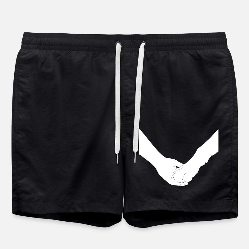 Patte de main - Short de bain - noir