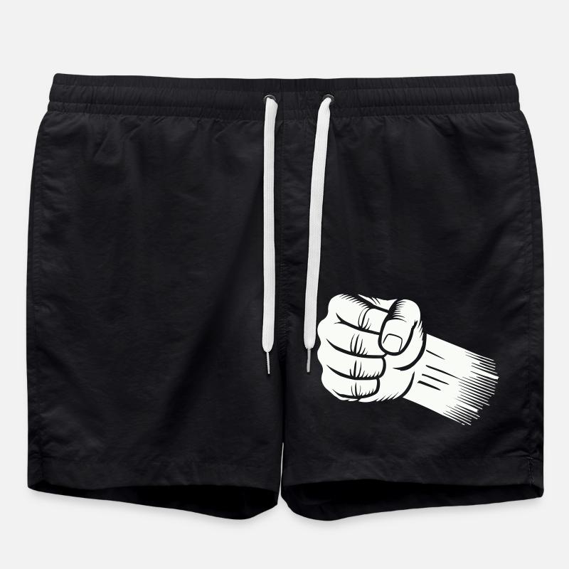 poing - Short de bain - noir
