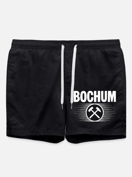Bochum Glueck auf - Badeshorts - Schwarz