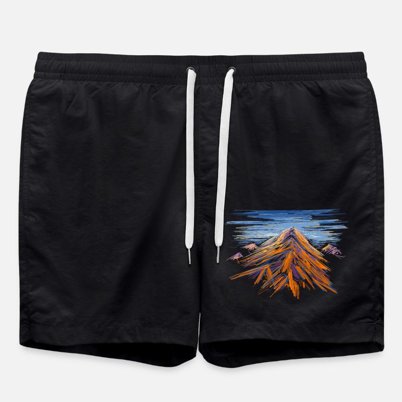 Mountain - Swim Trunks - black