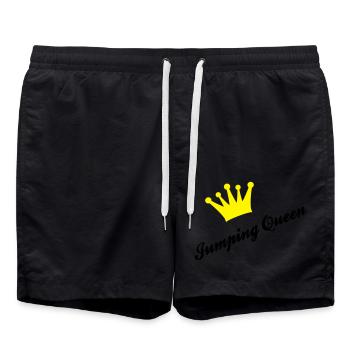 horse - Swim Trunks - black - Front - AI Model Male 185 light (185cm)