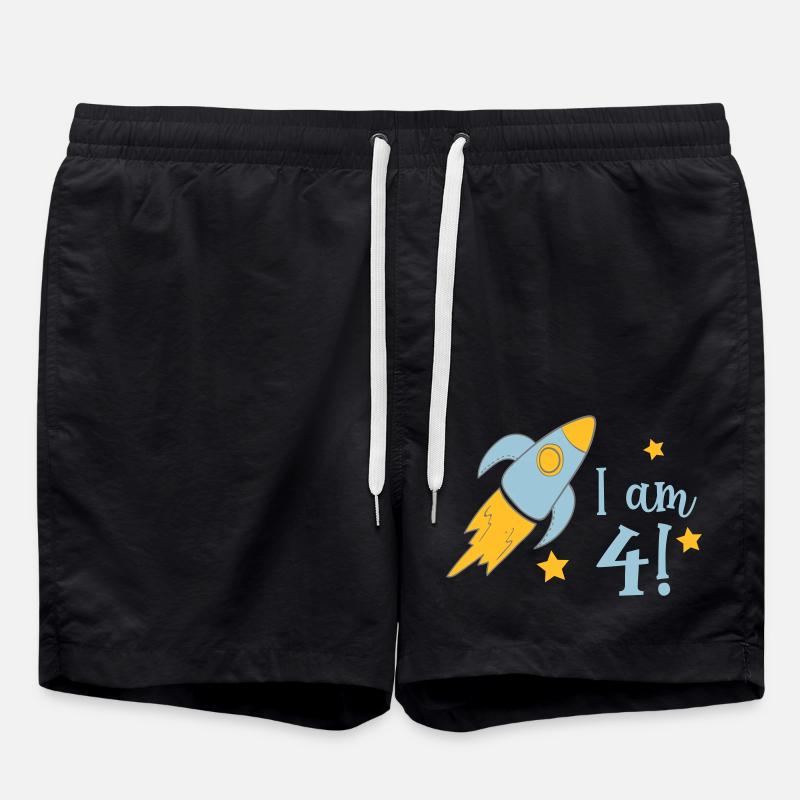 4 anniversaire - Short de bain - noir