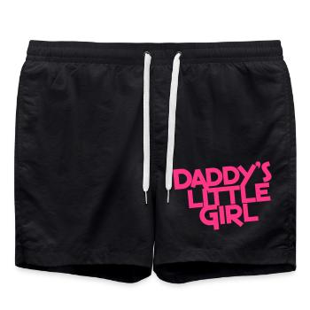 Petite fille de PAPA - Short de bain - noir - Devant - AI Model Male 185 light (185cm)