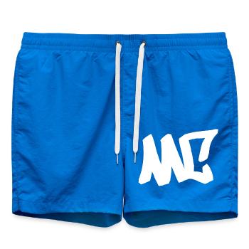 MC - Hip Hop, Rap, Graffiti - Short de bain - cobalt blue - Devant