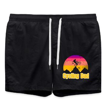Cycling Dad - Short de bain - noir - Devant - AI Model Male 185 light (185cm)
