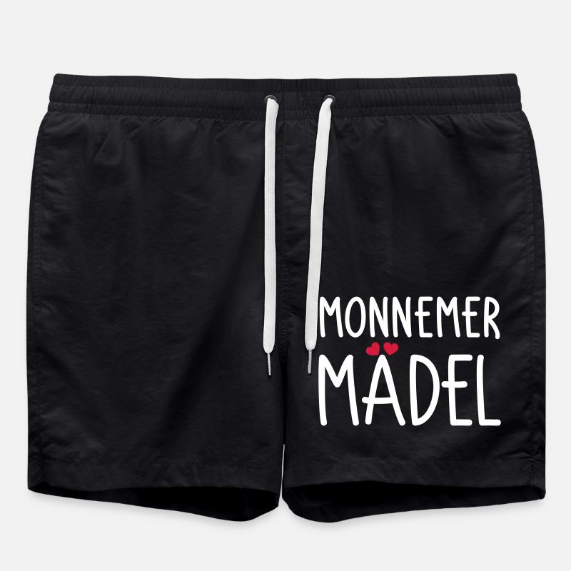 Monnemer Mädel - Badeshorts - Schwarz