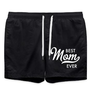 Best mother - Swim Trunks - black - Front - AI Model Male 185 light (185cm)