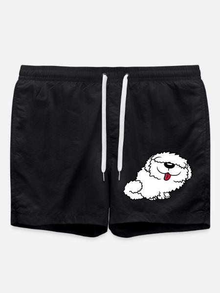 Bobtail drôle - Short de bain - noir