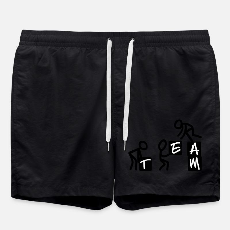 TEAM - Swim Trunks - black